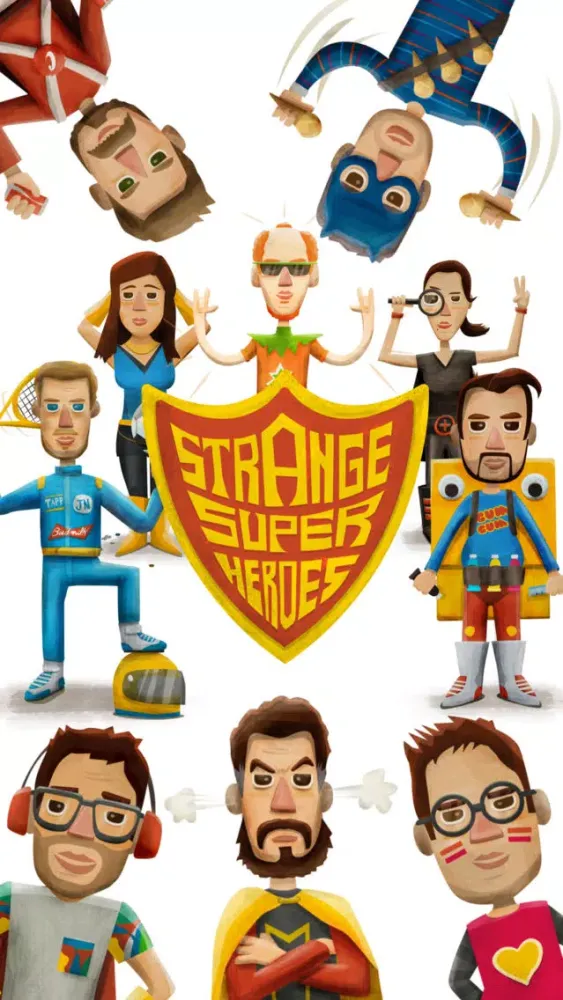 Strange Super Heroes Stickers Screenshots
