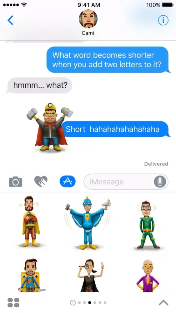 Strange Super Heroes Stickers Screenshots