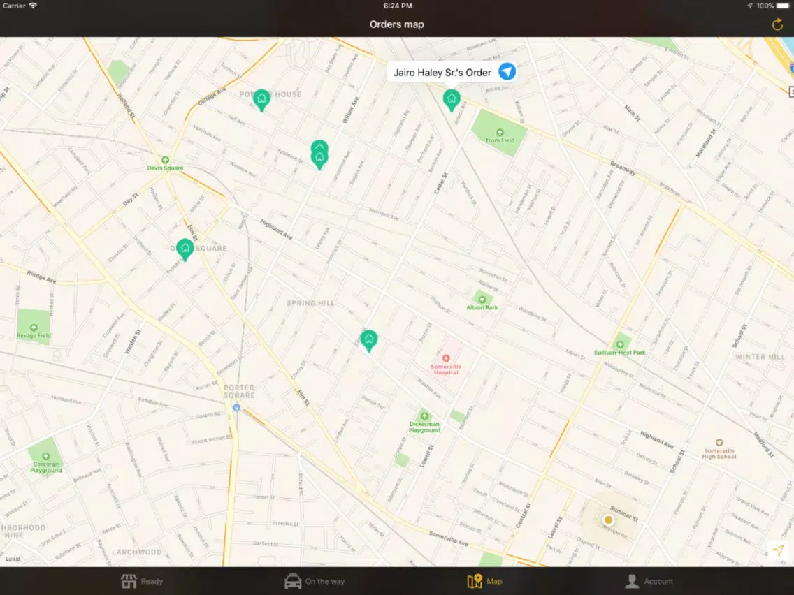 Скриншоты Chef Delivery Admin iPad 