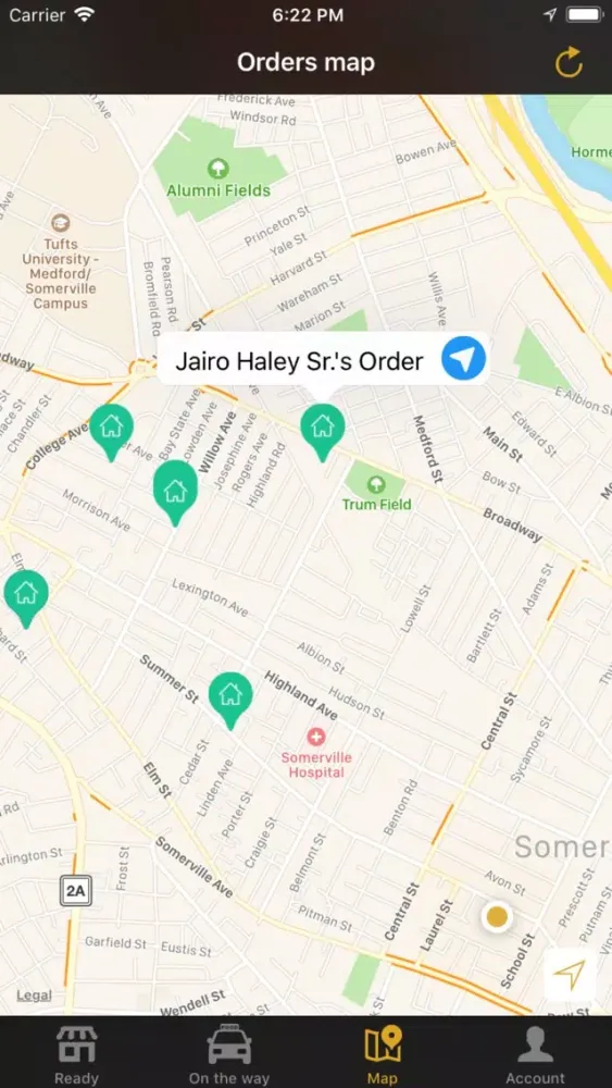 Скриншоты Chef Delivery Admin