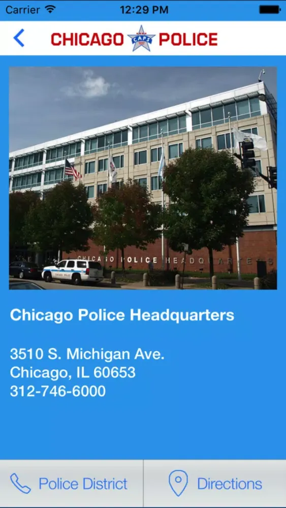 Ảnh chụp màn hình của Chicago Police and Fire