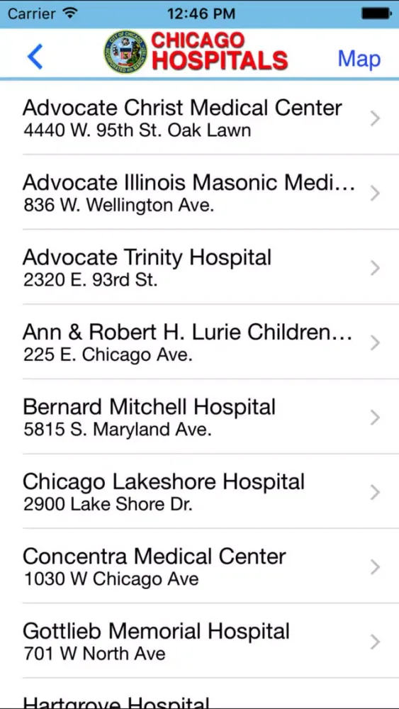 Ảnh chụp màn hình của Chicago Police and Fire