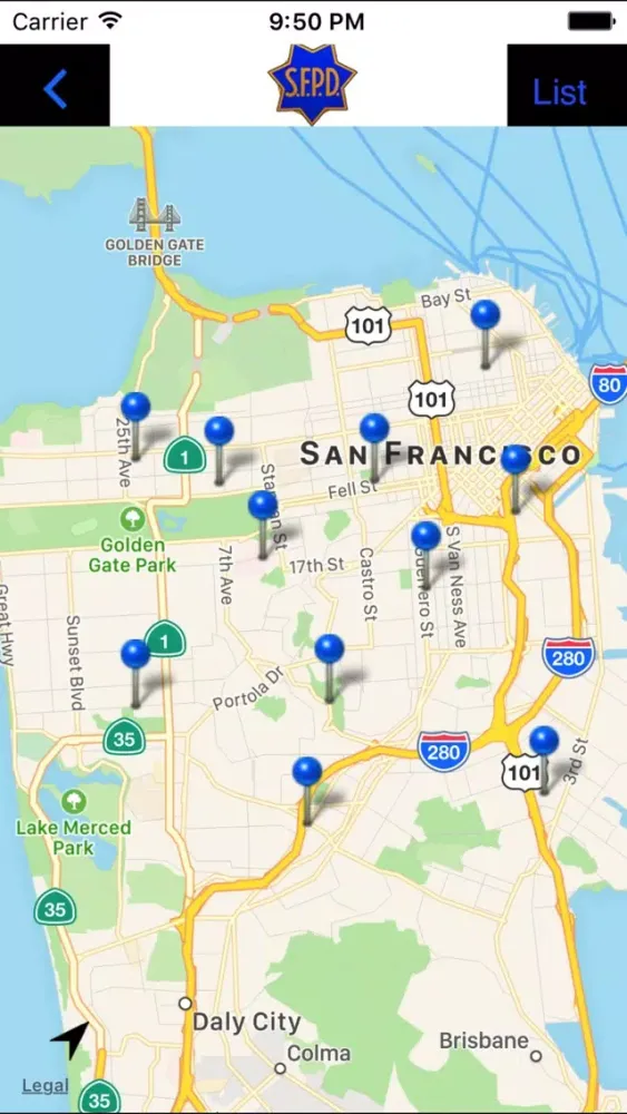 San Francisco Police and Fire Screenshots