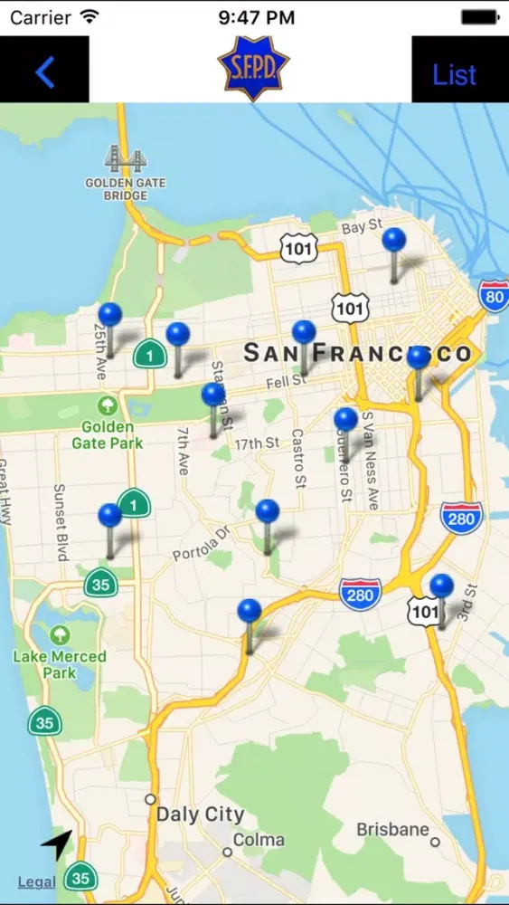 San Francisco Police and Fire Screenshots