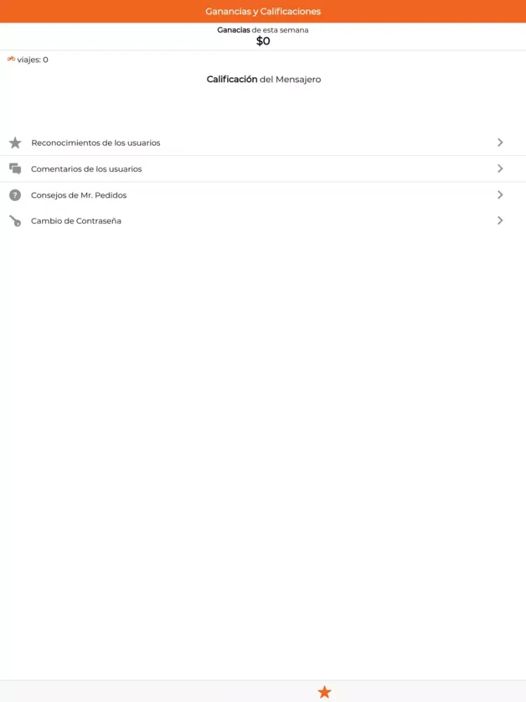 Tangkapan skrin Mr.Pedidos Mensajero iPad 