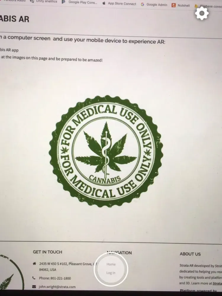Cannabis AR iPad 應用截圖