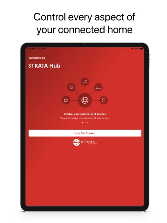 Zrzuty ekranu STRATA Hub iPad 