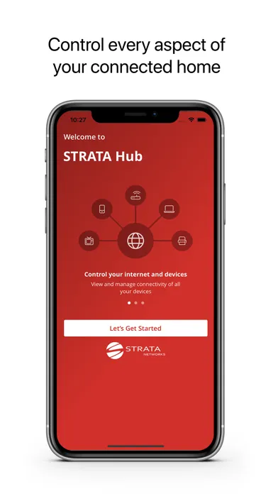 Zrzuty ekranu STRATA Hub