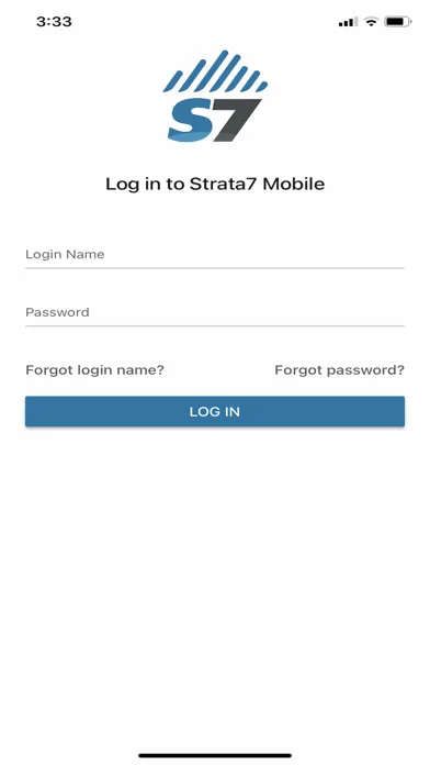 ภาพหน้าจอของ Strata7 Mobile