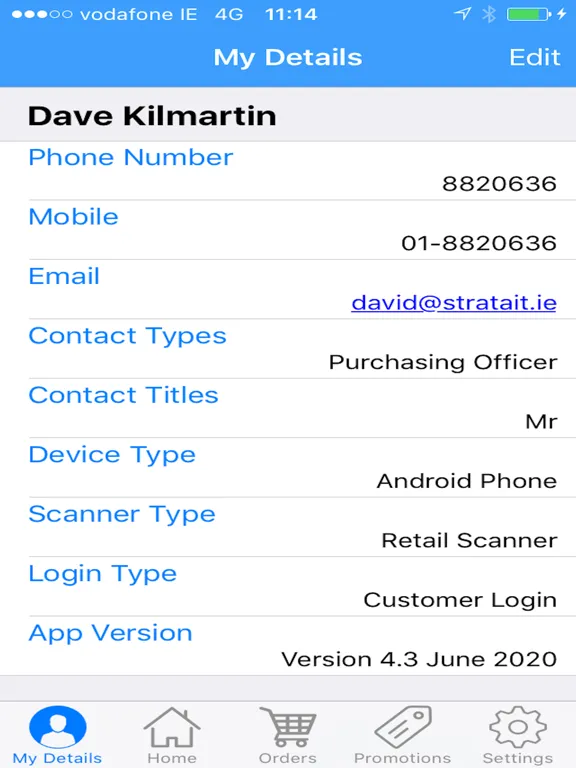 Arcos Retailer iPad  Screenshots