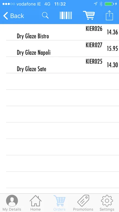 Arcos Retailer Screenshots