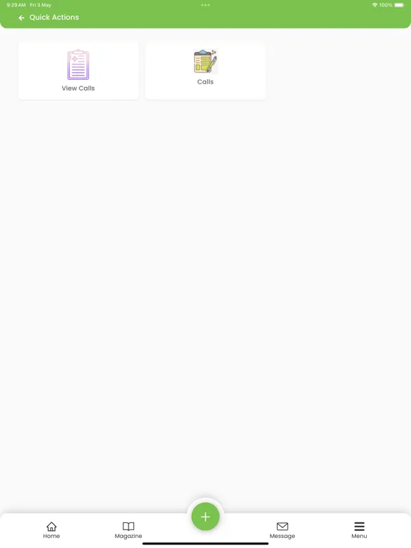 Ảnh chụp màn hình của BF Connect 2.0 iPad 