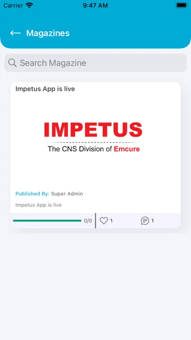 Captures d'écran de Impetus App