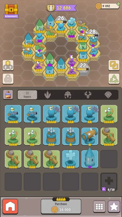 Captures d'écran de North Tower! Merge TD Defense