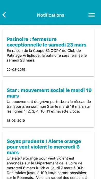 Screenshot di Roanne, l’Appli