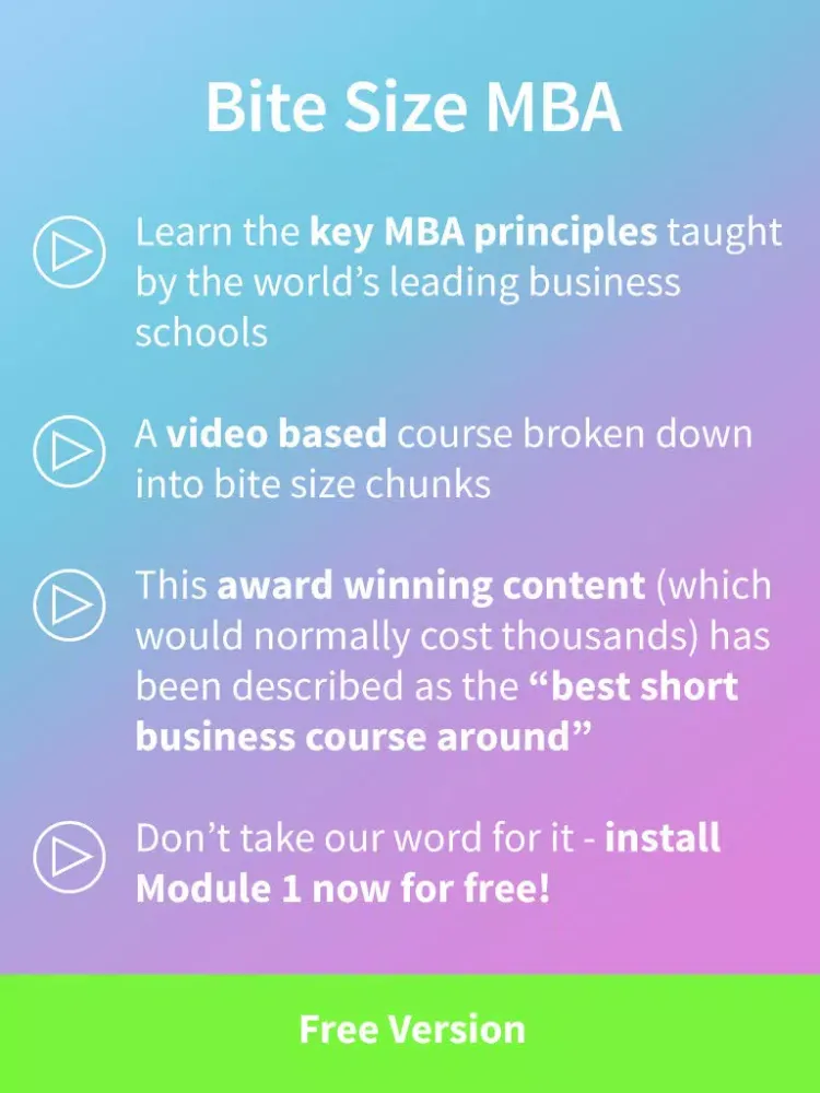 تصاویر Bite Size MBA: Free Version iPad 