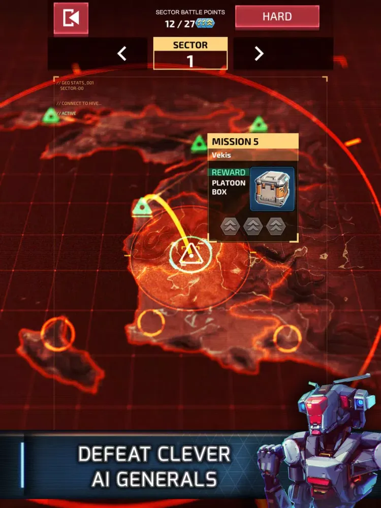 Captures d'écran de Warzone: Clash of Generals iPad 