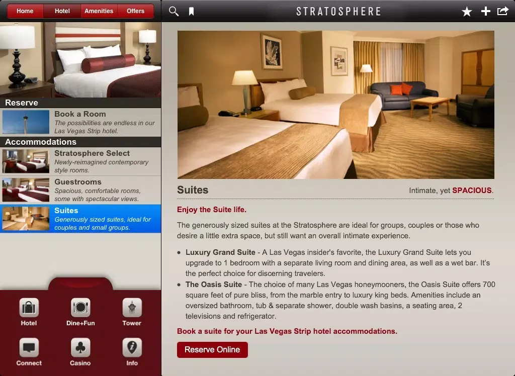 Stratosphere Casino, Hotel & Tower iPad 应用截图