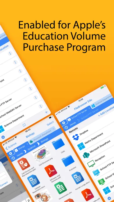 Zrzuty ekranu FileBrowser for Education