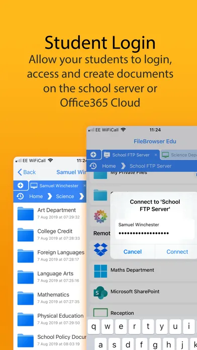 Zrzuty ekranu FileBrowser for Education