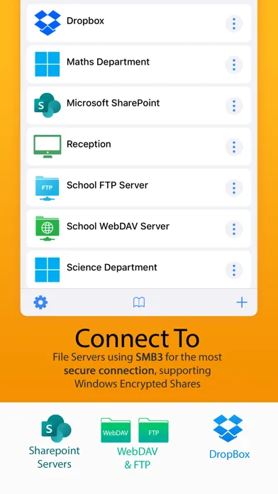 Zrzuty ekranu FileBrowser for Education