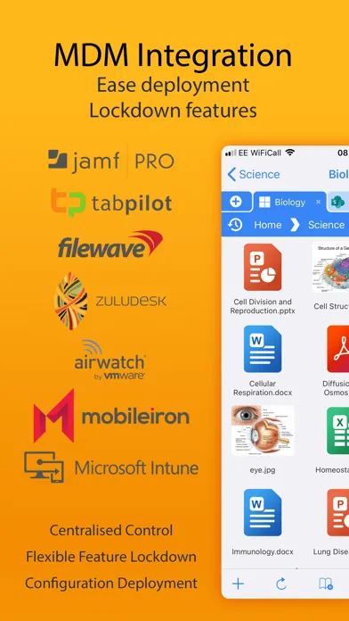 Zrzuty ekranu FileBrowser for Education