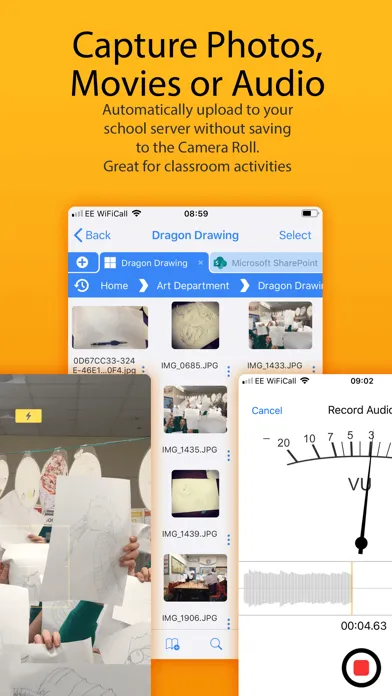 Zrzuty ekranu FileBrowser for Education