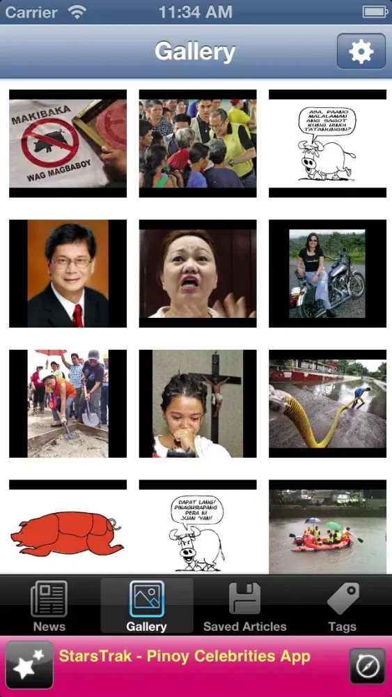 Capturas de pantalla de NewsCenter Philippines