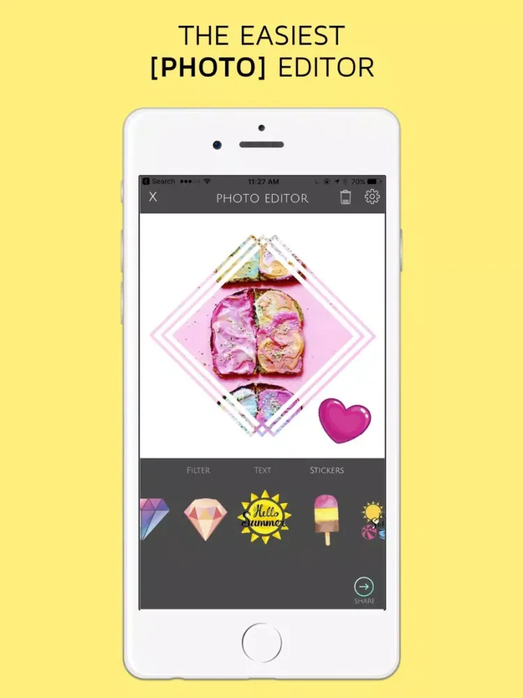 Text on Photo: Effects Editor For Instagram iPad  스크린샷