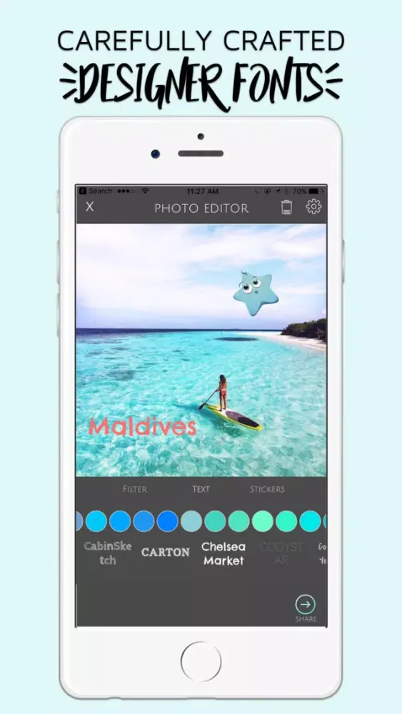 Text on Photo: Effects Editor For Instagram 스크린샷