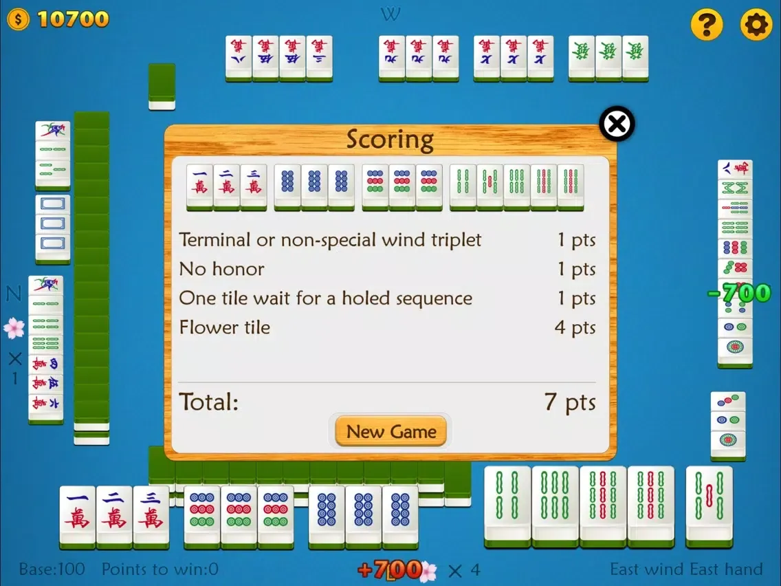 Capturas de tela do Mahjong 88 Points iPad 