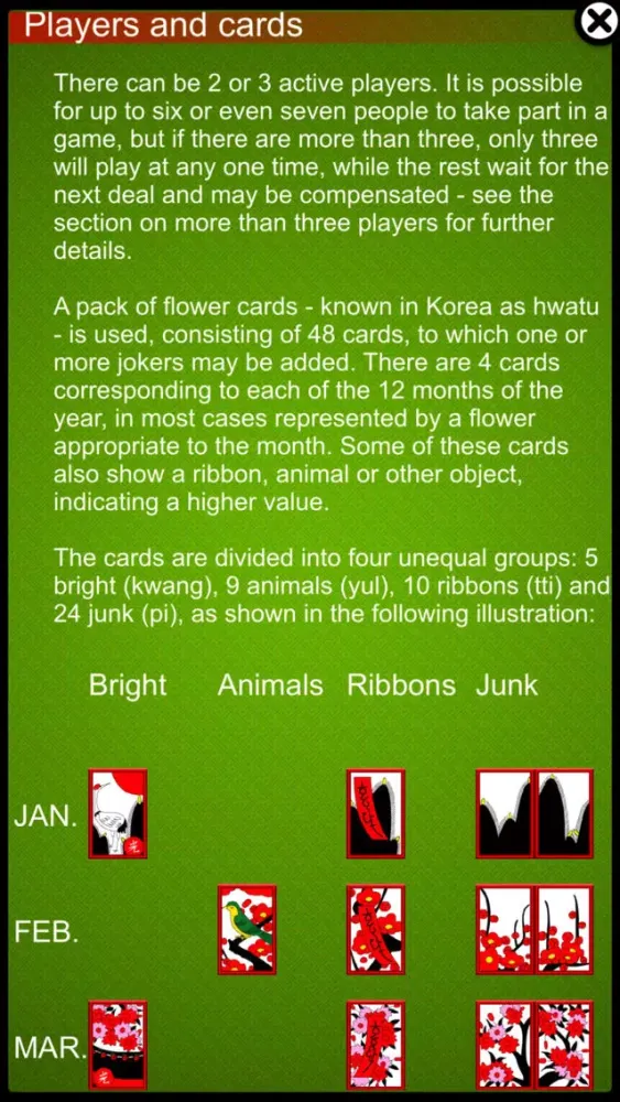 Go Stop - Korean flower card應用截圖