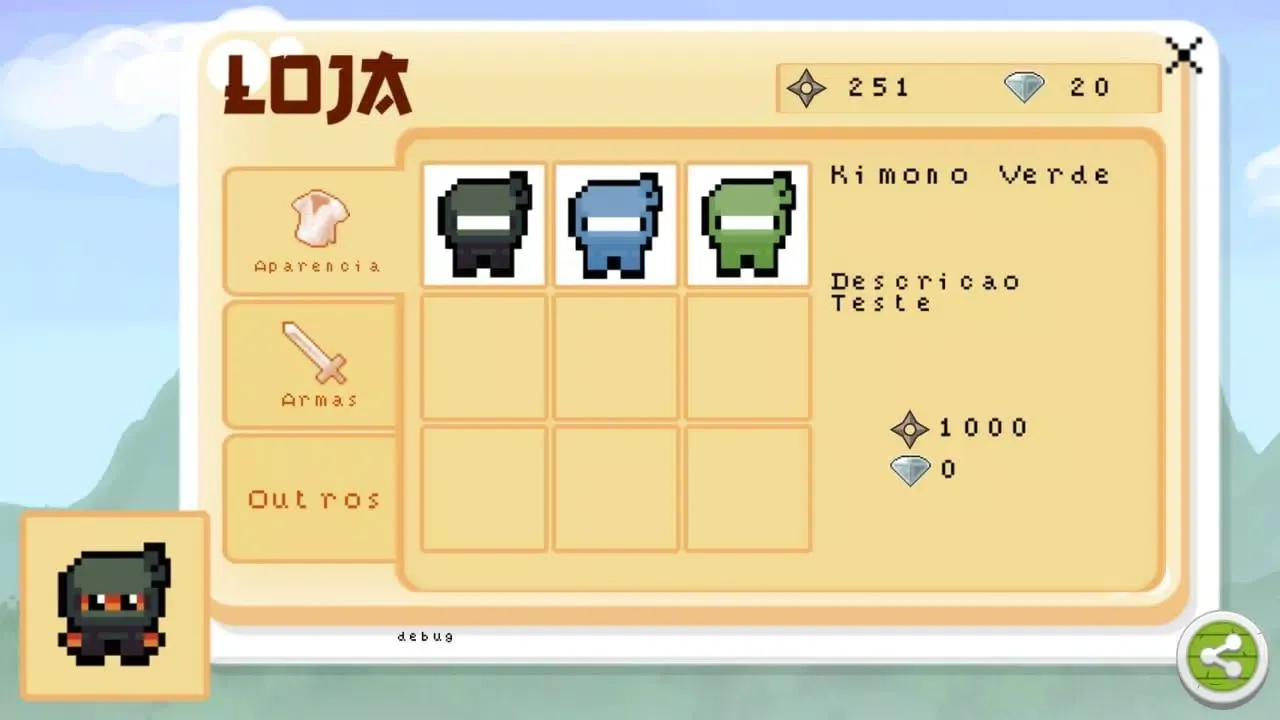 Ninja Kyo سکرین شاٹس