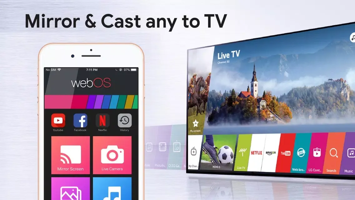 Mirror for LG TV · TV Cast应用截图