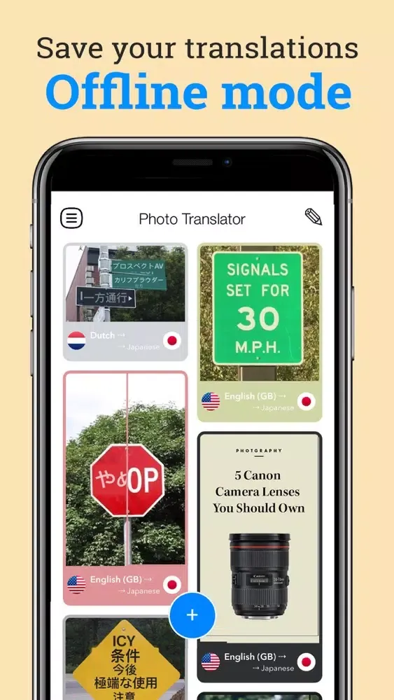 Photo Translator ·应用截图