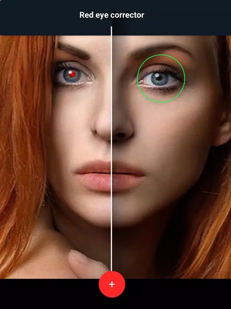 Скриншоты Red eye corrector゜ iPad 