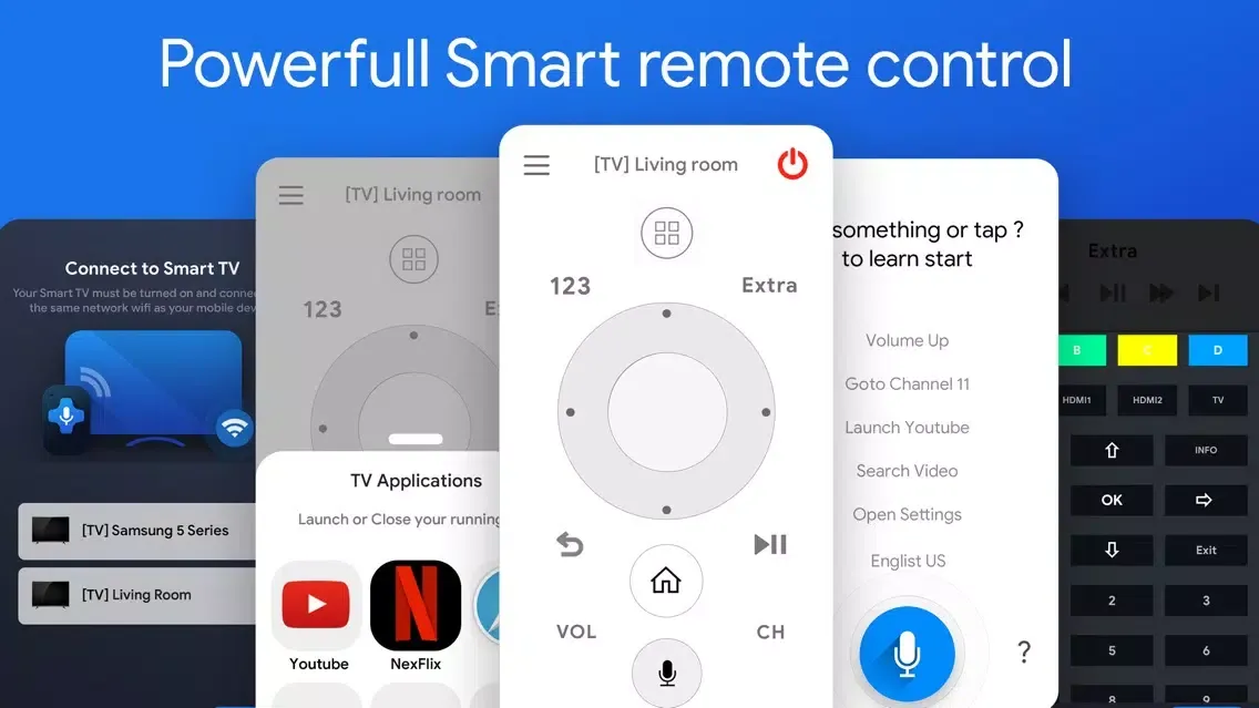 ภาพหน้าจอของ Remote Control for TV Samsung