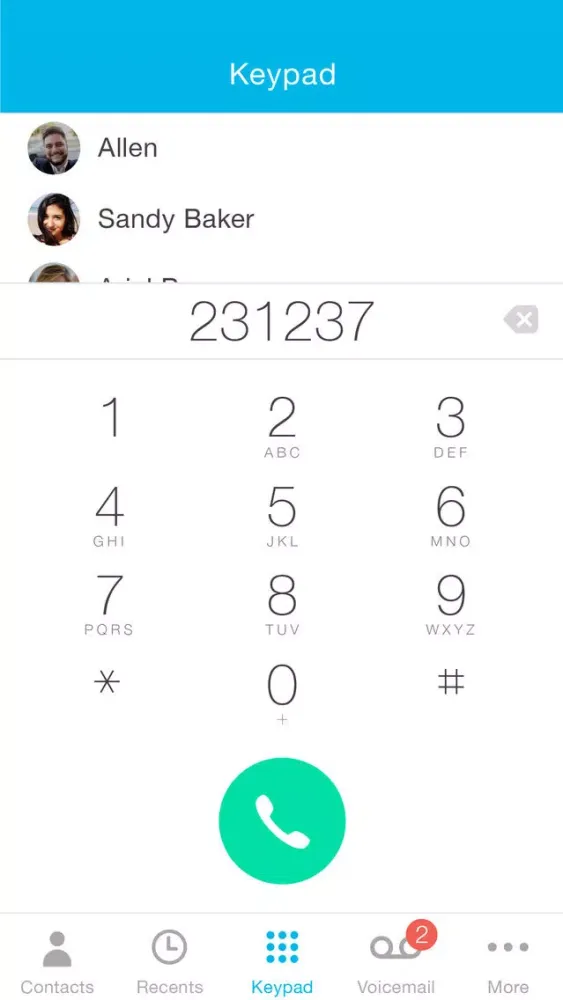 Tangkapan layar Stream Digital Voice