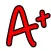Red Pen Letter Grades