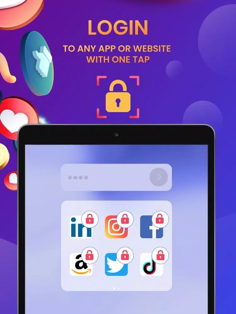 Скриншоты Password Manager Lock iPad 