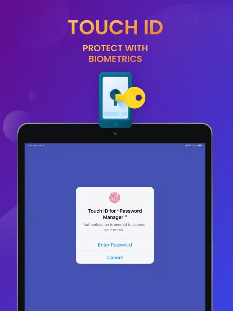 Скриншоты Password Manager Lock iPad 