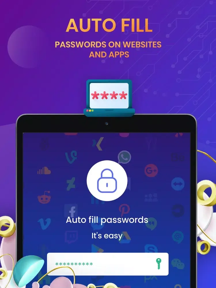 Скриншоты Password Manager Lock iPad 