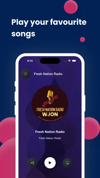 Captures d'écran de Fresh Nation Radio