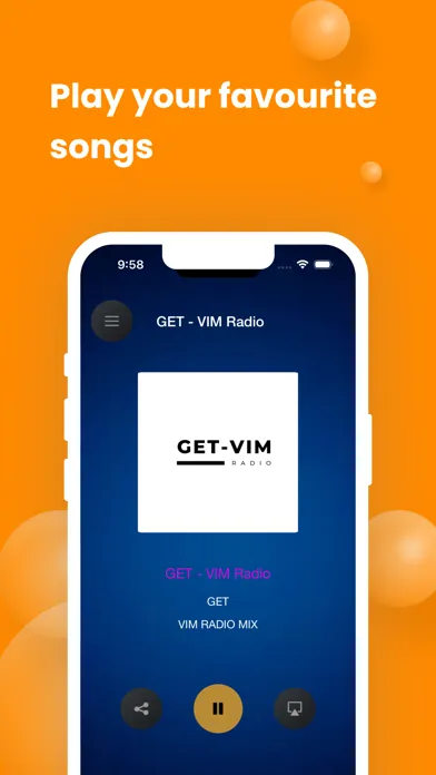 ภาพหน้าจอของ GET-VIM RADIO