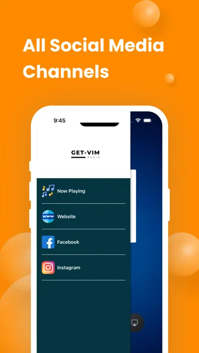 ภาพหน้าจอของ GET-VIM RADIO