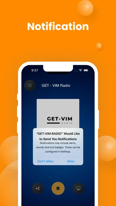 ภาพหน้าจอของ GET-VIM RADIO