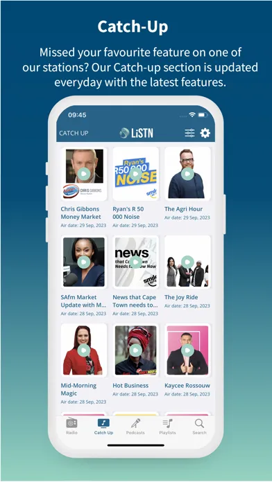 LiSTN Audio App स्क्रीनशॉट