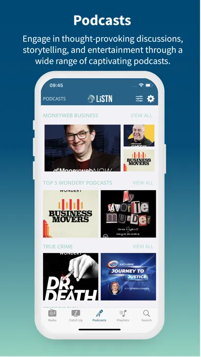 LiSTN Audio App स्क्रीनशॉट