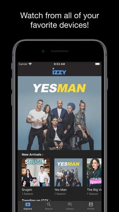 IZZY - Stream Israel Ekran Görüntüleri