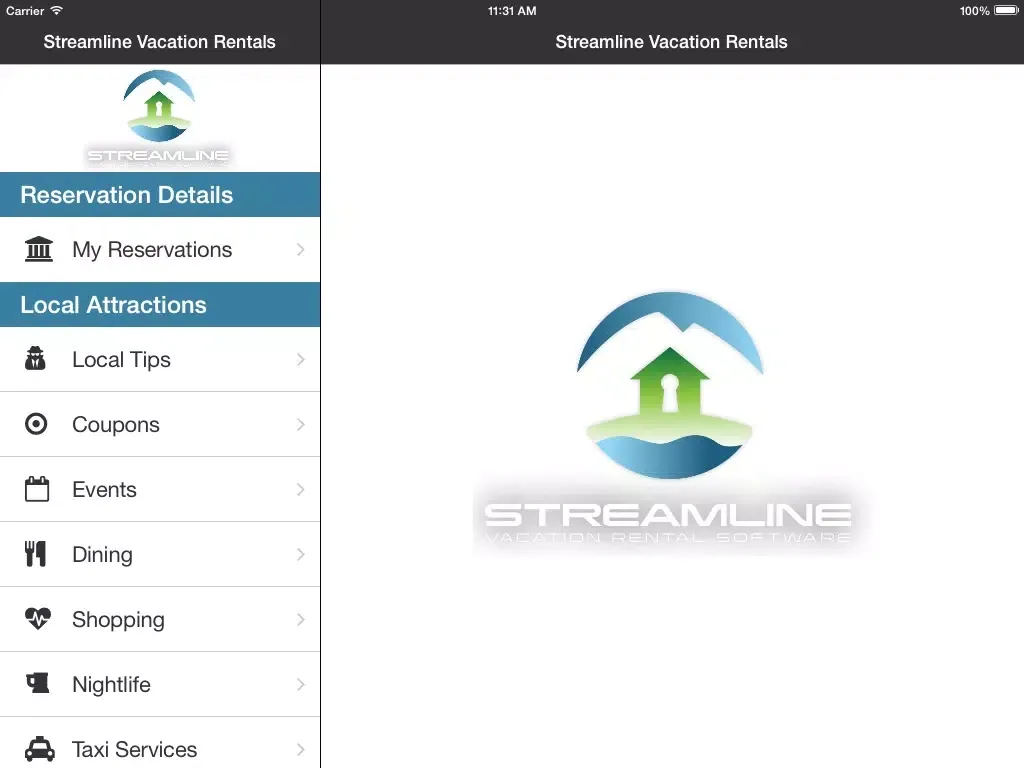 Streamline Vacation Guide iPad  স্ক্রিনশট